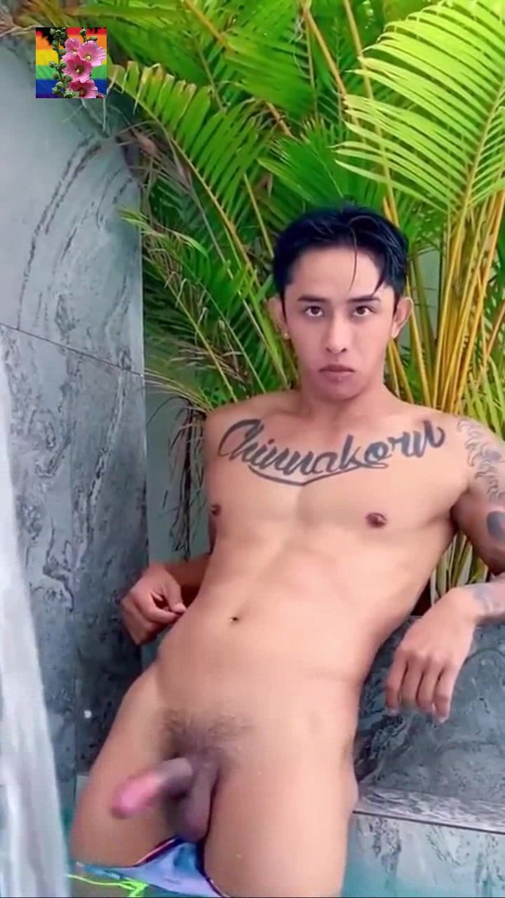 Twink daddy muscle bareback cock stroke 4