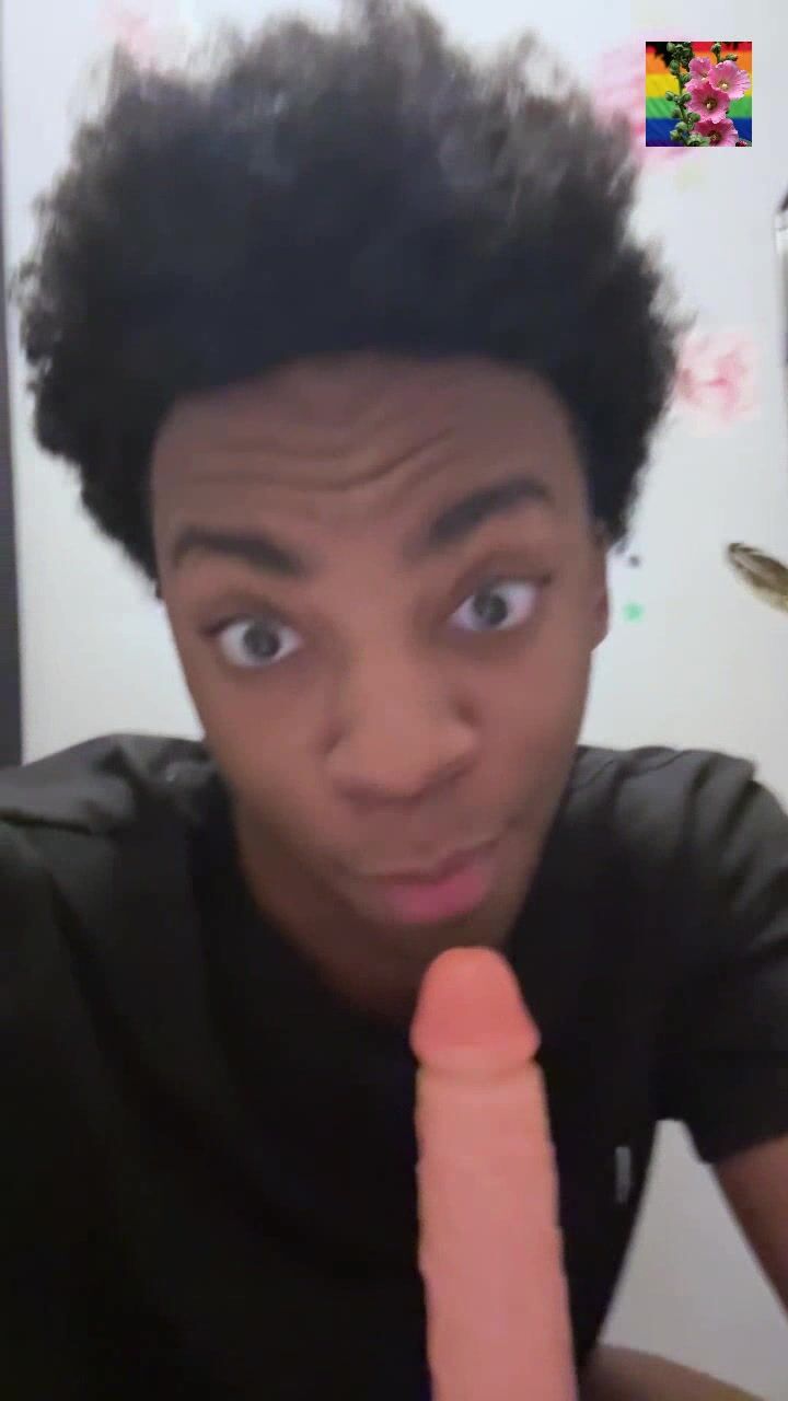 Black cock ass play fun with my hard dick
