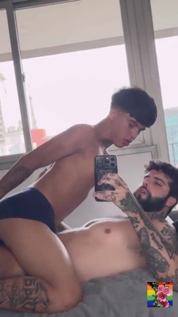 Daddy breeds muscle twink bareback