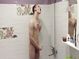 Shower boys get horny and hard