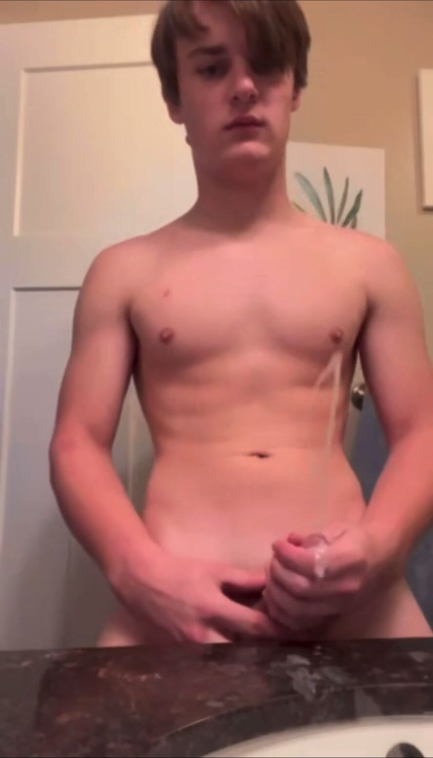 Gay boys watch him shoot huge loads