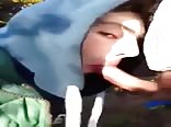 Hoody boy sucks public oral sex gay tube