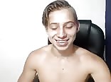 Horny boxing camboy & cum