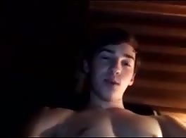 Horny boy shows off for his bf