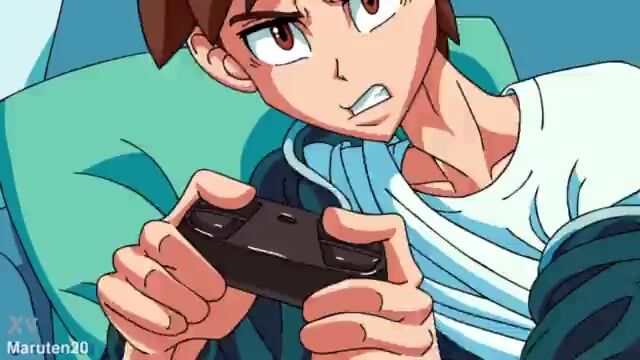 Cartoon gamers get horny