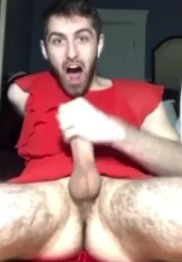 Gay hunk cumshots: horny muscle action