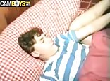 Morning wood bareback twink gets raw daddy cock