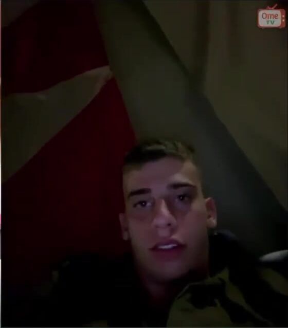 Israelischer soldat wichst