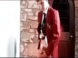 Teen jerks horny cock before class