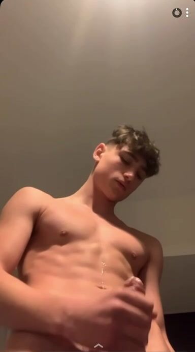 Horny twink cum wank quick
