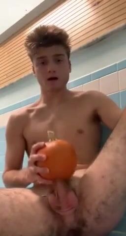 Ink slams pumpkin with his hard cock