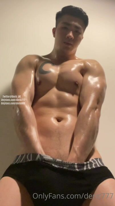Asian twink solo jerk off session