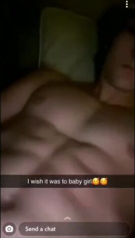 Hot baited boy chats with girl