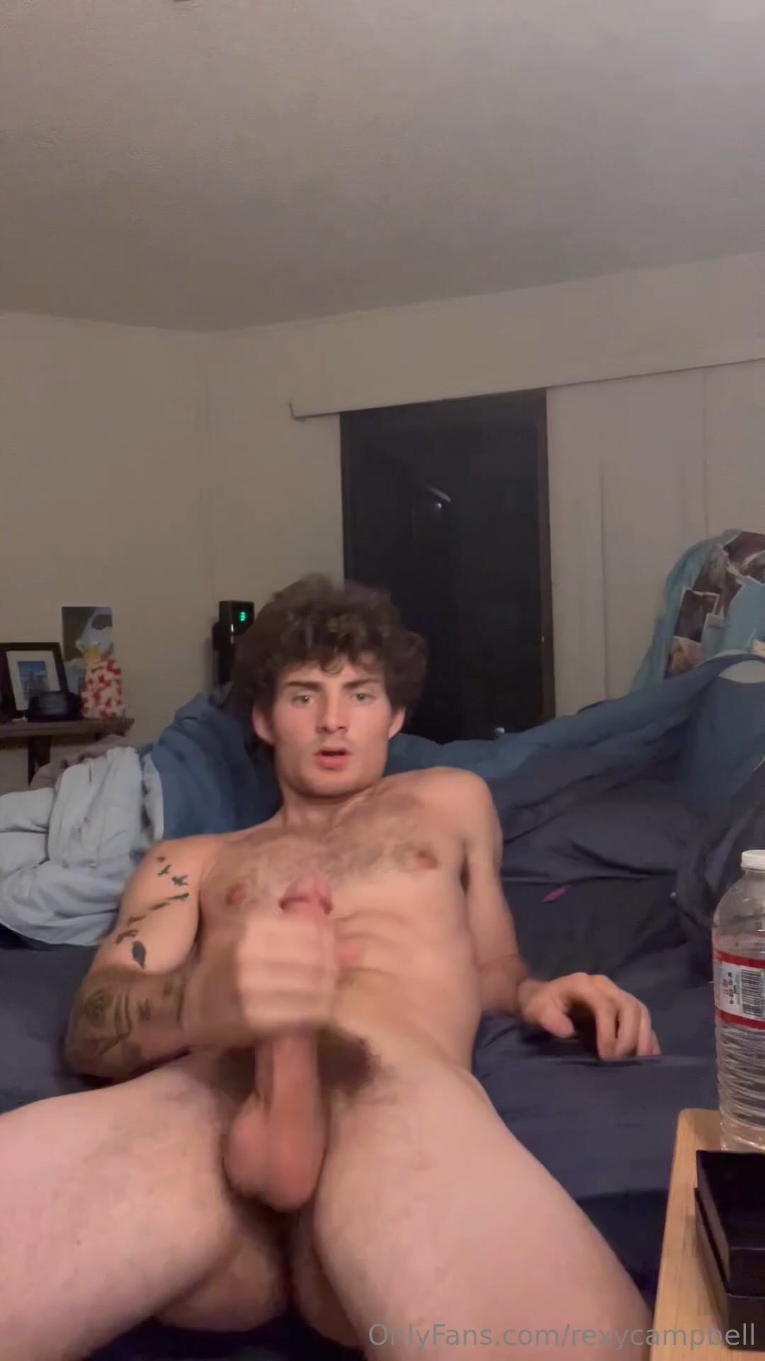 Big dick rexy jerks hard
