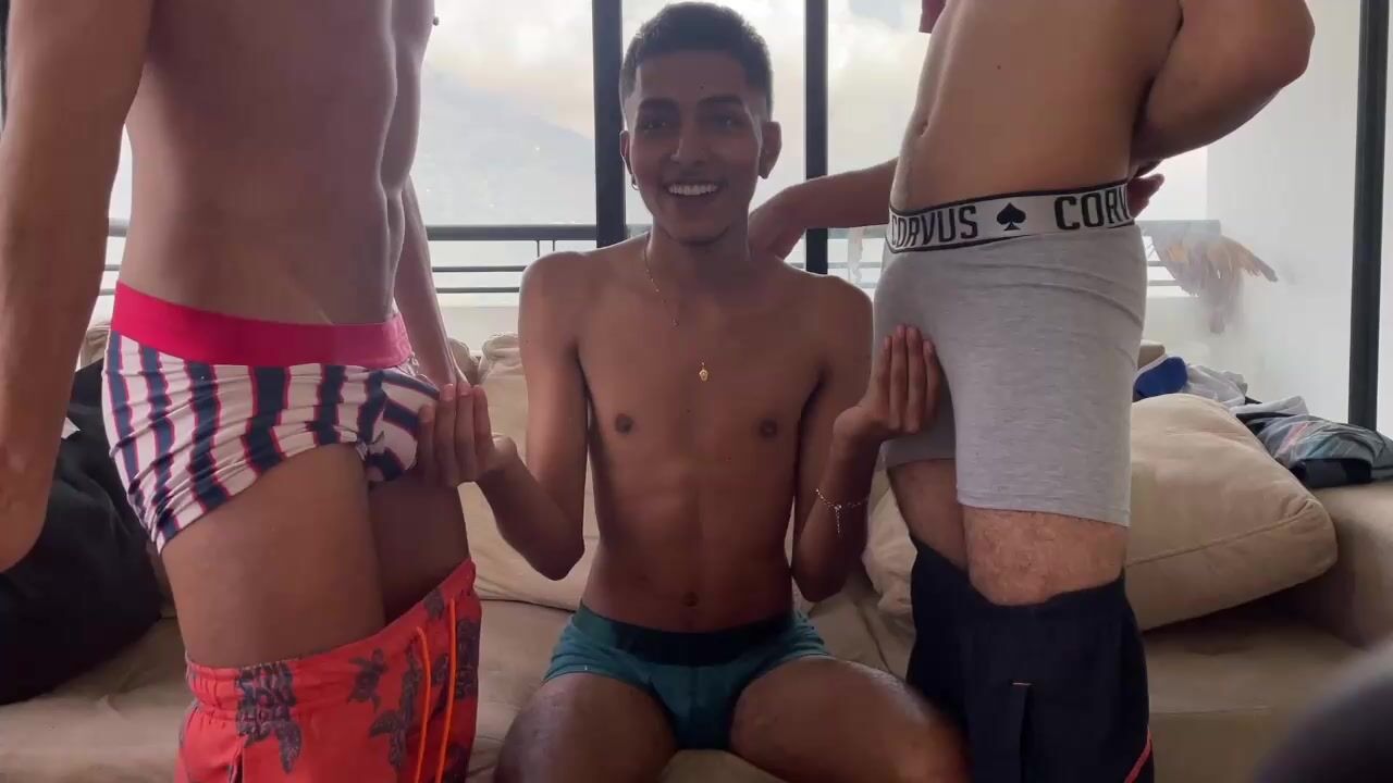 Big dicks trio: hot web boys porn