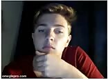 Hot blonde boy porn unloads