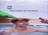 Hot twink gets wet in hot tub