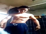 Hot boy, showing him body