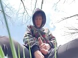 Creamy teen twink takes raw cock