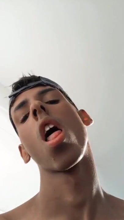 Hot cute latino cum #3