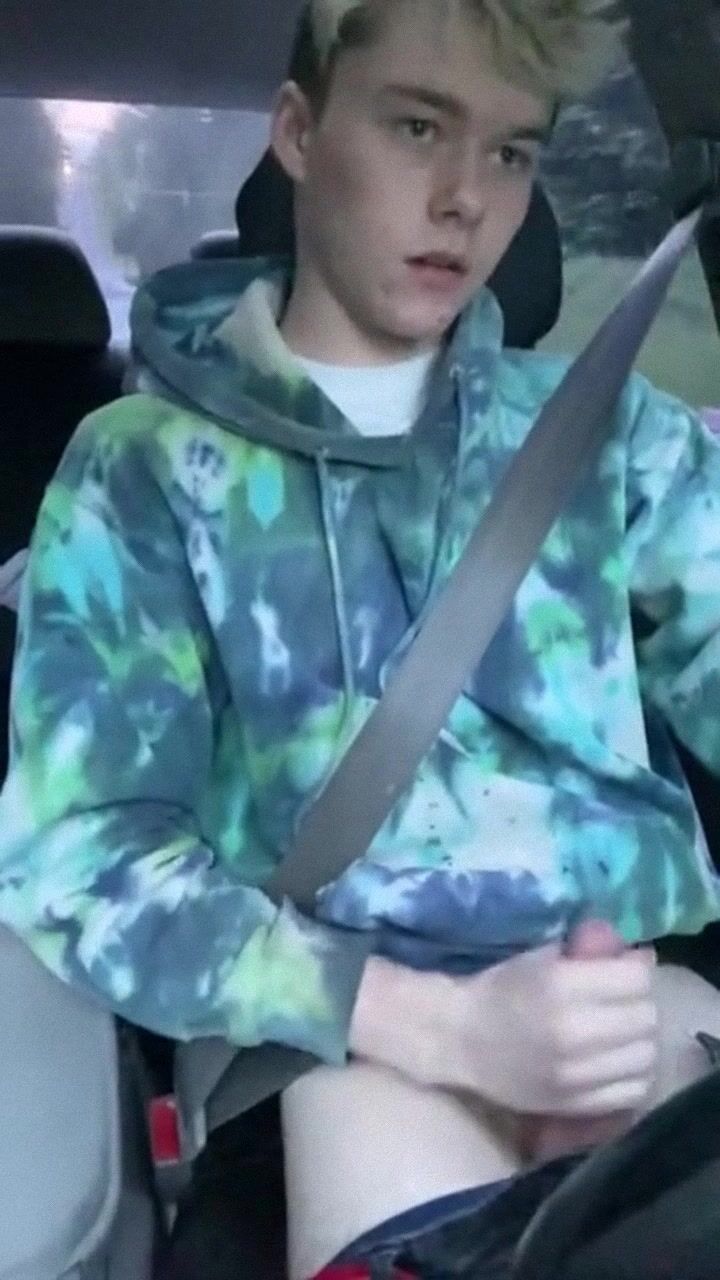Driving cock bareback in public