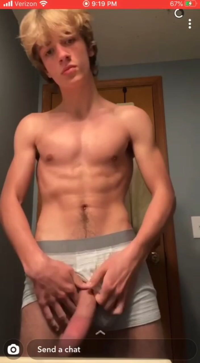 Hot dude loves to show off huge dick