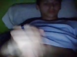 Hot guy shoots jizz everywhere in boys porn