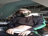 男同性恋色情：运动裤里热辣帅哥打飞机