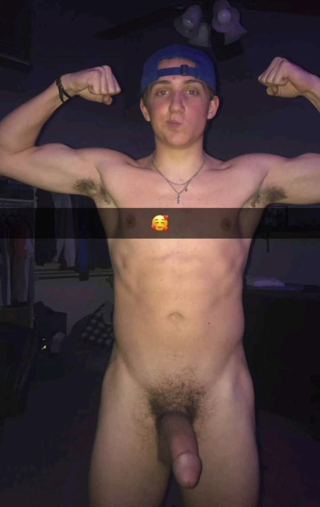 Hot guy shows big flaccid cock