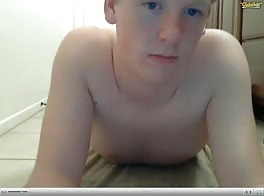 Young blonde gets hot