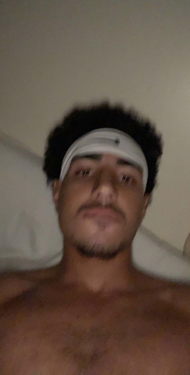 Lightskin jerks hot nude cock