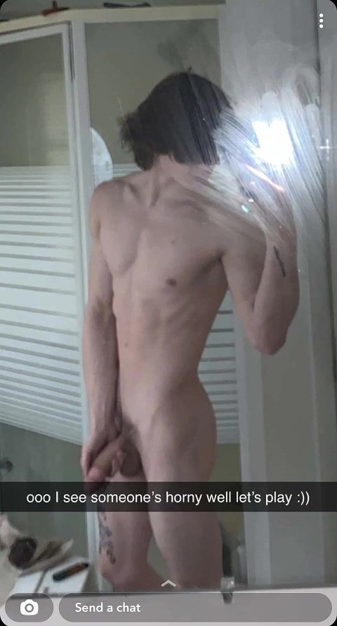 Long dick hunk jerks and unloads