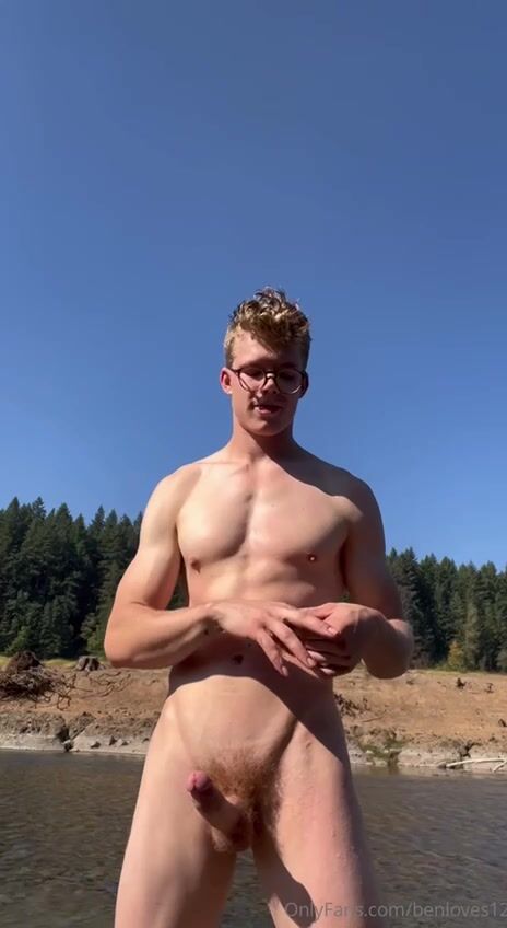 Hot of teen boy strokes his cock 5