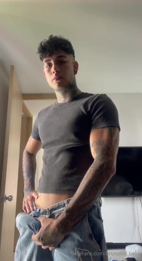 Hot of guy wanks his hard cock 6902d2839c02d