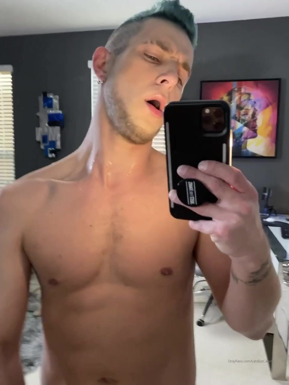 Hot of guy wanks hard cock 88