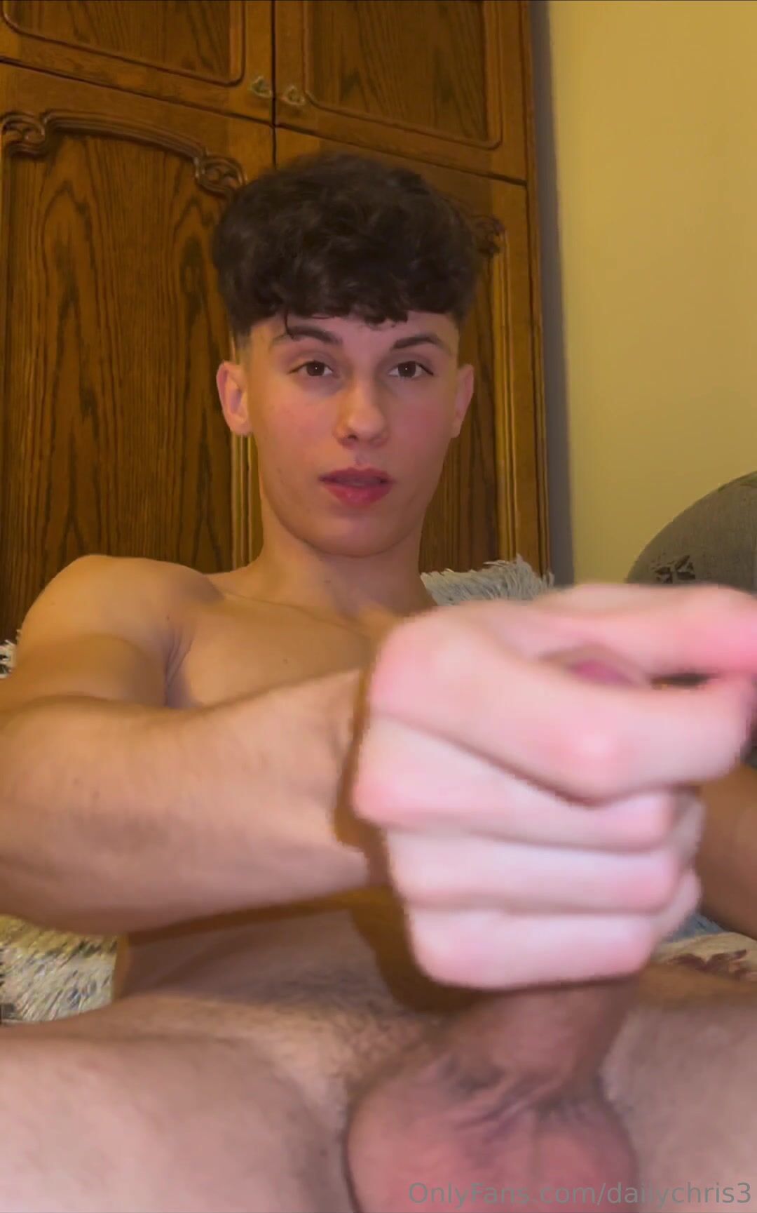 Of guy wanks hard cock 11