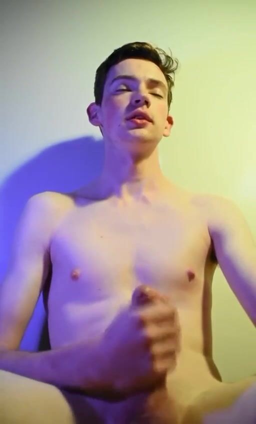 Hot teen boy jerk and cum porn twink