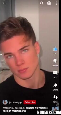 Tiktok twink goes nude in house