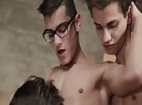 Rescue twink muscle daddy bareback cock service
