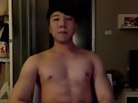Hung asian boy jerks
