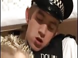 British police officer pounds teen prisoner hard