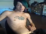 Hung hottie shows off his cock