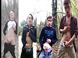 Gay teen goes deep in the woods today