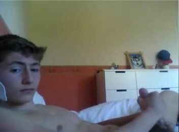 Twink daddy muscle bareback cock cum in my room
