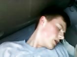 Backseat gay boys sex action