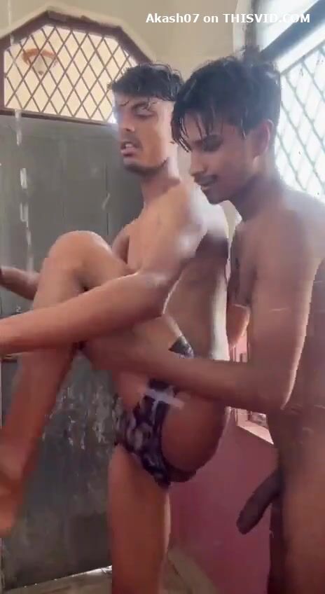 Indian desi gay fucking in rain