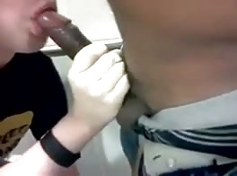 Interracial toilet gay porn slut