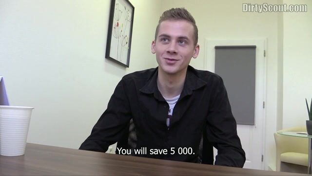 Interviewed for cash, goes bareback on camera