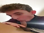 Twink oral and iphone gay sex