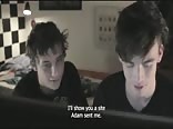 Daddy takes twink muscle bareback cock